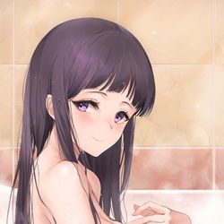This is a pixiv picture whose title is お風呂♥.