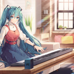 This is a pixiv picture whose title is ♪.