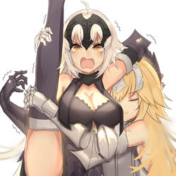 This is a pixiv picture whose title is I字バランス(ジャンヌ・オルタ).