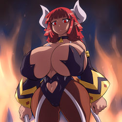 This is a pixiv picture whose title is 魔王プリエ.