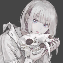 This is a pixiv picture whose title is 白.