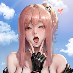 This is a pixiv picture whose title is Doa Honoka doodle ♥ +Youtube On!.