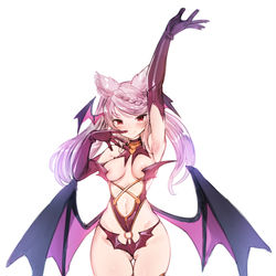 This is a pixiv picture whose title is ハロウィンサキュバス・フラウ(╹◡╹).