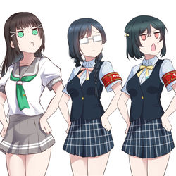 This is a pixiv picture whose title is ラブライブ！におけるミトメラレナイ生徒会長の歴史.