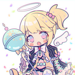 This is a pixiv picture whose title is ロリポップエンジェル.
