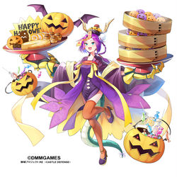 This is a pixiv picture whose title is 【仕事絵】[ハロウィン]平遥古城　御城プロジェクト:RE.
