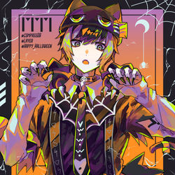 This is a pixiv picture whose title is ☽.