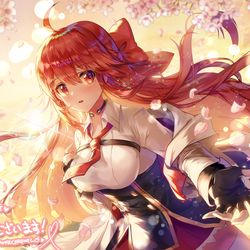 This is a pixiv picture whose title is 🌸.