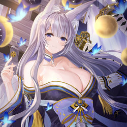 This is a pixiv picture whose title is 信濃.