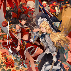 This is a pixiv picture whose title is 主人公たち.