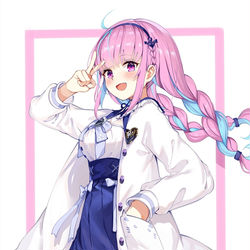 This is a pixiv picture whose title is 凑阿库娅日常.
