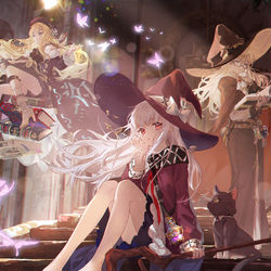 This is a pixiv picture whose title is 魔女.