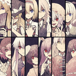 This is a pixiv picture whose title is 東方永夜抄.