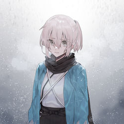 This is a pixiv picture whose title is 時雨、.