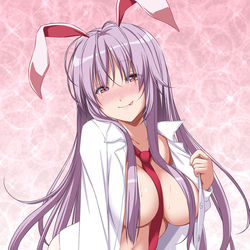 This is a pixiv picture whose title is 発情うどんげさん.