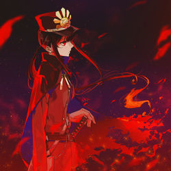 This is a pixiv picture whose title is 戦乱の徒花.