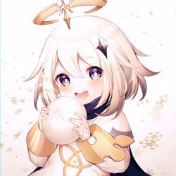 This is a pixiv picture whose title is パイモン.