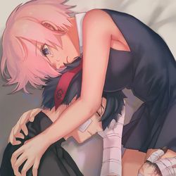 This is a pixiv picture whose title is ぐだ男×マシュまとめ.