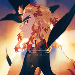 This is a pixiv picture whose title is 鬼滅ログ②.