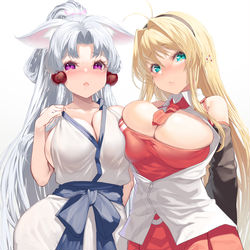 This is a pixiv picture whose title is 乳デカ組.
