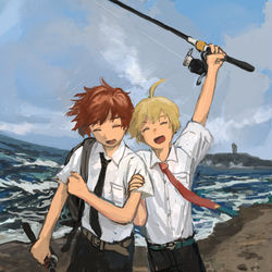 This is a pixiv picture whose title is つり球.
