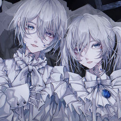 This is a pixiv picture whose title is ･.