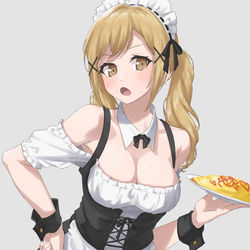 This is a pixiv picture whose title is ツンデレメイド有咲.
