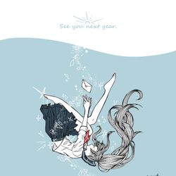 This is a pixiv picture whose title is See you next year..