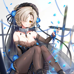 This is a pixiv picture whose title is ブラックロウ・アウトフィット.