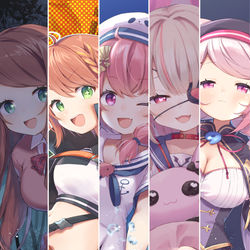 This is a pixiv picture whose title is 【新刊告知】GG ARTS【#にじそうさく04】.