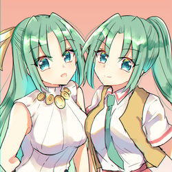 This is a pixiv picture whose title is 魅音と詩音.
