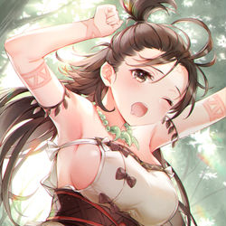 This is a pixiv picture whose title is 卑弥呼.