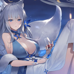 This is a pixiv picture whose title is 信濃.