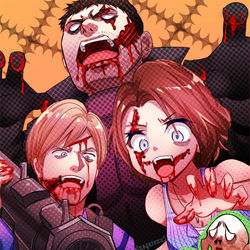 This is a pixiv picture whose title is バイオハロウィン.