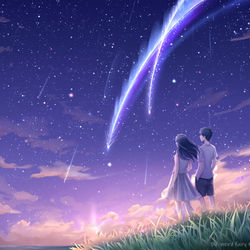 This is a pixiv picture whose title is 予你星河.