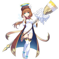 This is a pixiv picture whose title is 【電脳天使ジブリール】ジアノル.