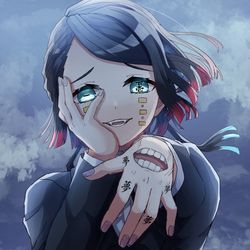 This is a pixiv picture whose title is 魘夢.