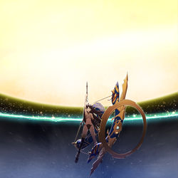 This is a pixiv picture whose title is 山脈震撼す明星の薪.