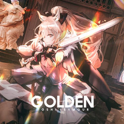 This is a pixiv picture whose title is 瑕光· Golden.