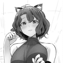 This is a pixiv picture whose title is 風花さん4P漫画.
