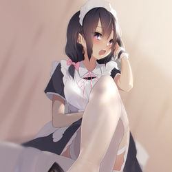 This is a pixiv picture whose title is メイドちゃん.