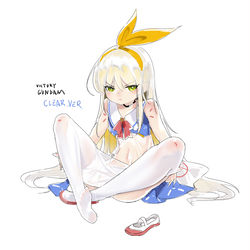 This is a pixiv picture whose title is 透明V.