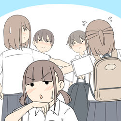 This is a pixiv picture whose title is 「あぶな・・・体操着どころかパンツも穿き忘れてたよ・・・・」.