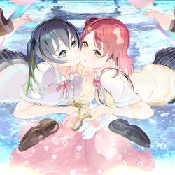 This is a pixiv picture whose title is 僕らは今のなかで.
