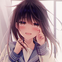 This is a pixiv picture whose title is 「　私も好きです。　」.