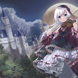 This is a pixiv picture whose title is 零月レセプション.