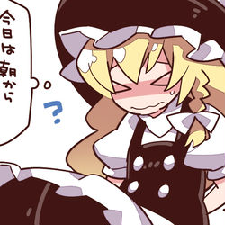 This is a pixiv picture whose title is 魔理沙の受難.