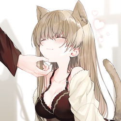This is a pixiv picture whose title is 「あなただけに懐きます」.