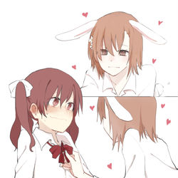 This is a pixiv picture whose title is 黒子とうさぎ美琴.