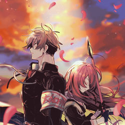 This is a pixiv picture whose title is 僕たちは.
